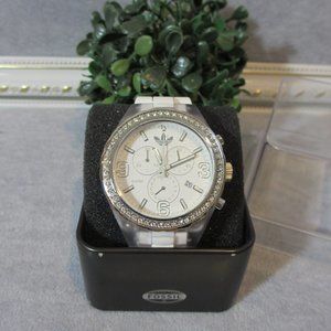 Fossil Adidas Watch White New +Tag